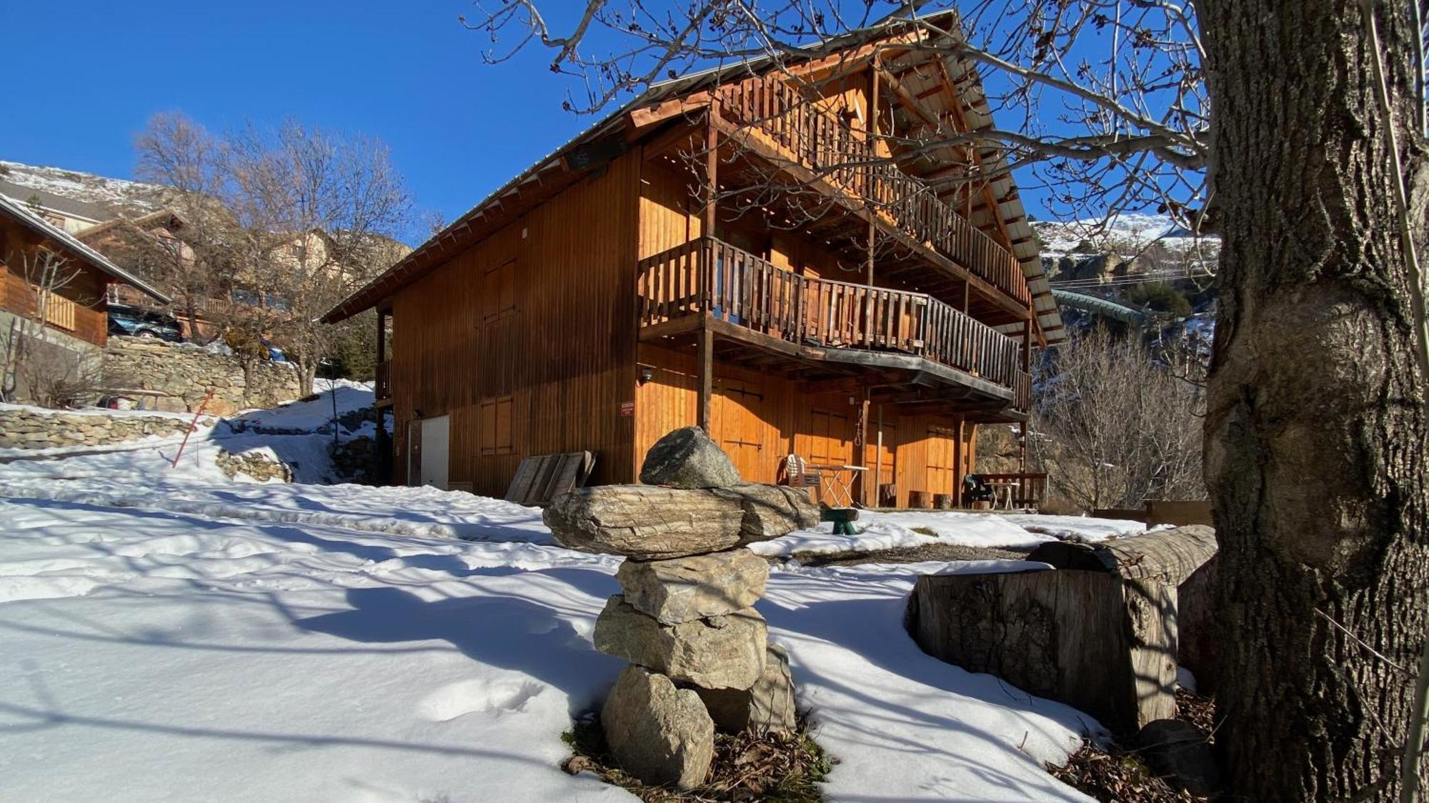 Chalet A Un Endroit Exceptionnel, Alpes, Parc National Des Ecrins Les Vigneaux Exterior photo